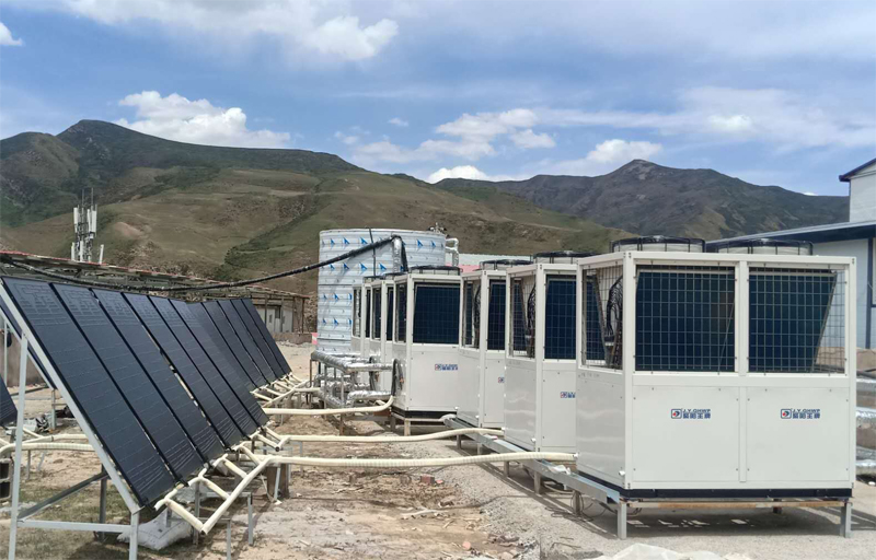 聚陽(yáng)光伏熱泵采暖中鐵項(xiàng)目