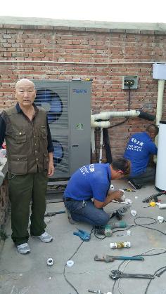 聚陽王牌煤改電空氣能安裝北京順義用戶案例