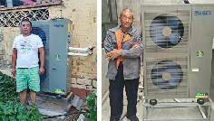 聚陽王牌煤改電空氣能安裝用戶案例