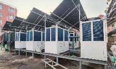 河北邯鄲5萬平集中采暖采用聚陽光伏二代熱泵